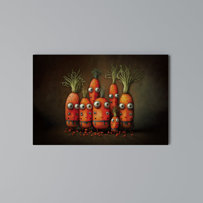 CUTE OR SCARY Horizontal Canvas Print