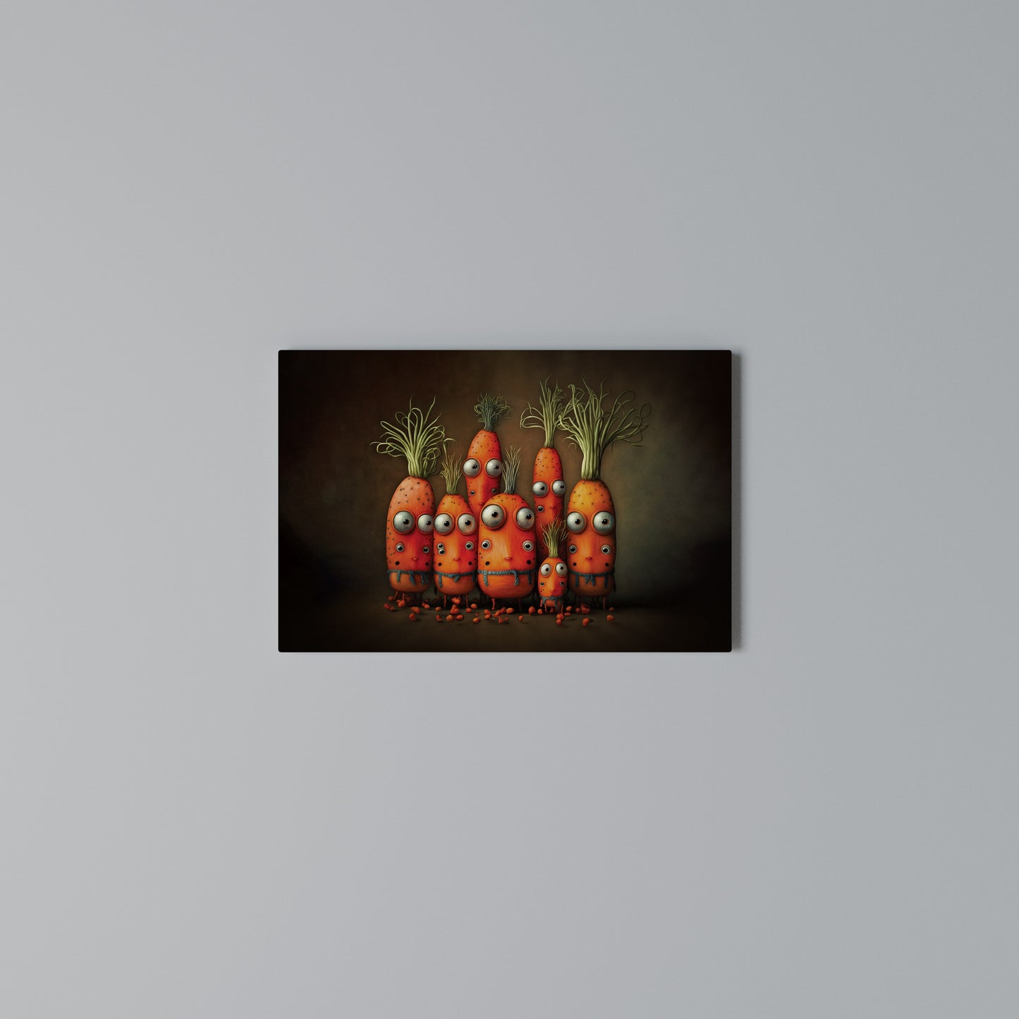 CUTE OR SCARY Horizontal Canvas Print