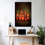 CUTE OR SCARY Poster Vertical Autocolante