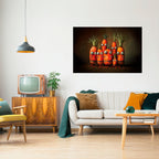 CUTE OR SCARY Peel and Stick Horizontal Poster