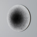 BLACK HOLE Round Wall Art