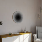 BLACK HOLE Round Wall Art