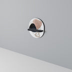 COLORFUL SHAPES Prateleira Oval Decorativa em Acabamento Preto