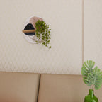 COLORFUL SHAPES Oval Art Shelf In Oak Effect