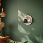 COLORFUL SHAPES Prateleira Redonda Decorativa em Acabamento Preto