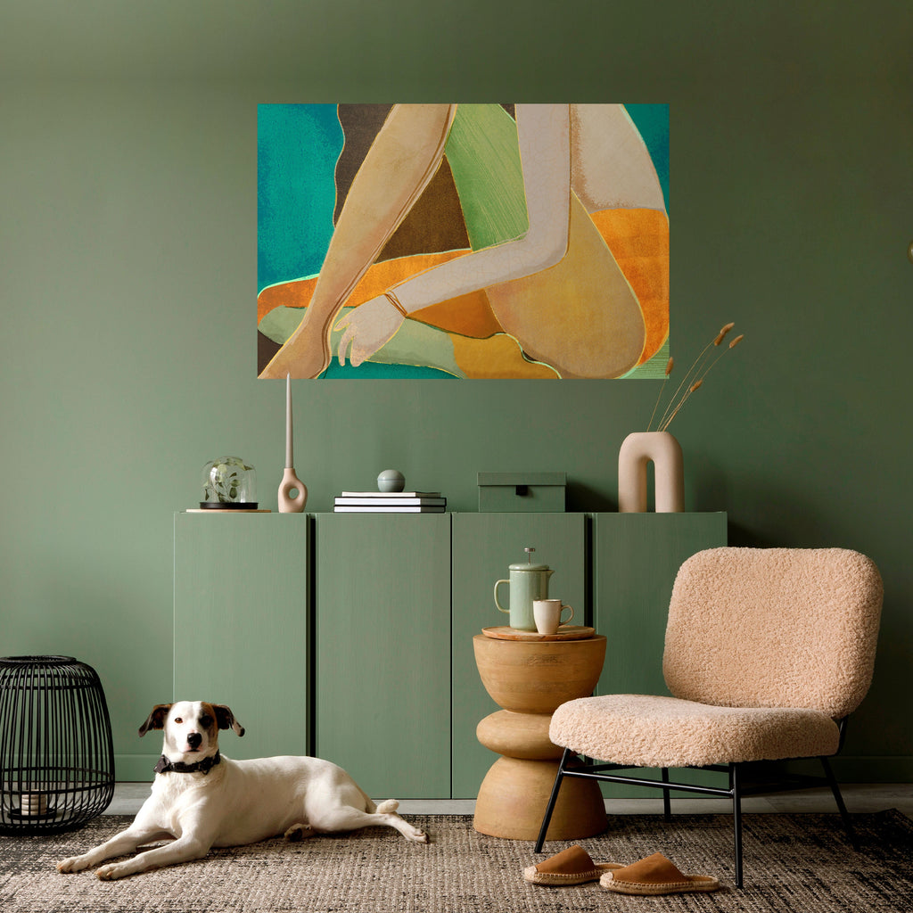 WAITING FOR LOVE Peel and Stick Horizontal Poster