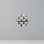 SEE MORE Oval Art Shelf In Black Finish