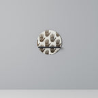 SEE MORE Prateleira Redonda Decorativa em Acabamento Preto