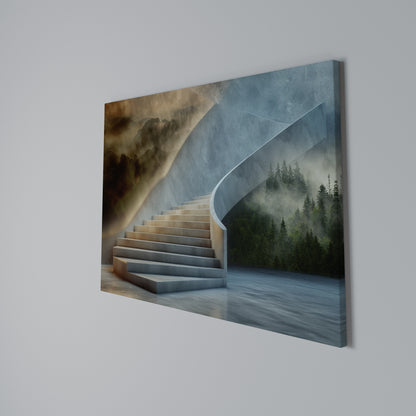 STEPS TO SERENITY Horizontal Canvas Print