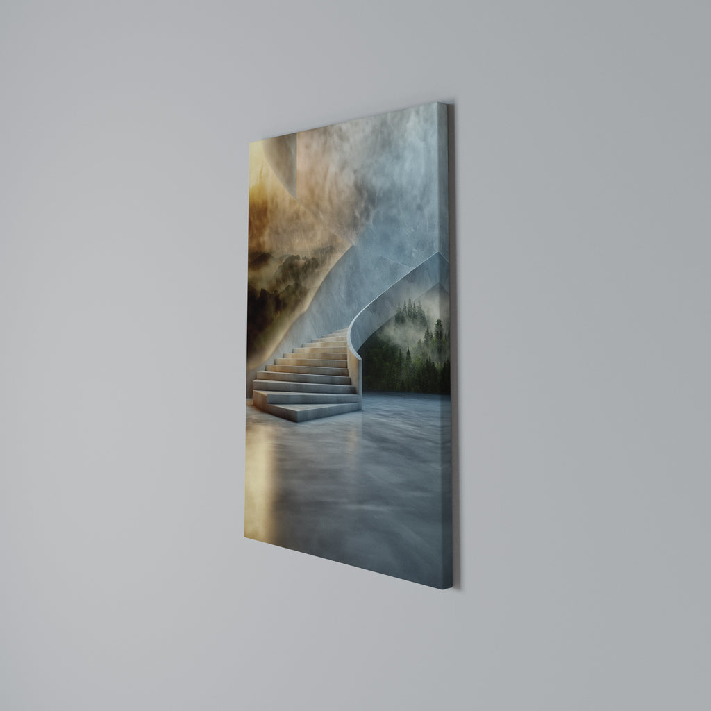 STEPS TO SERENITY Vertical Canvas Print