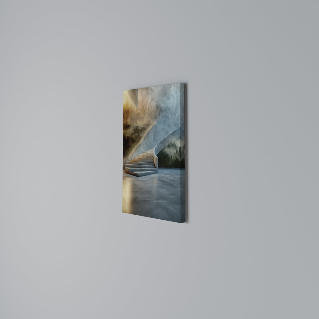 STEPS TO SERENITY Vertical Canvas Print