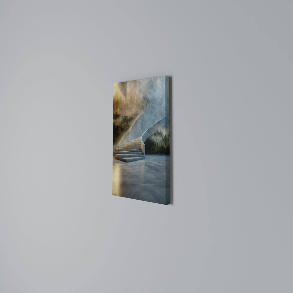 STEPS TO SERENITY Vertical Canvas Print