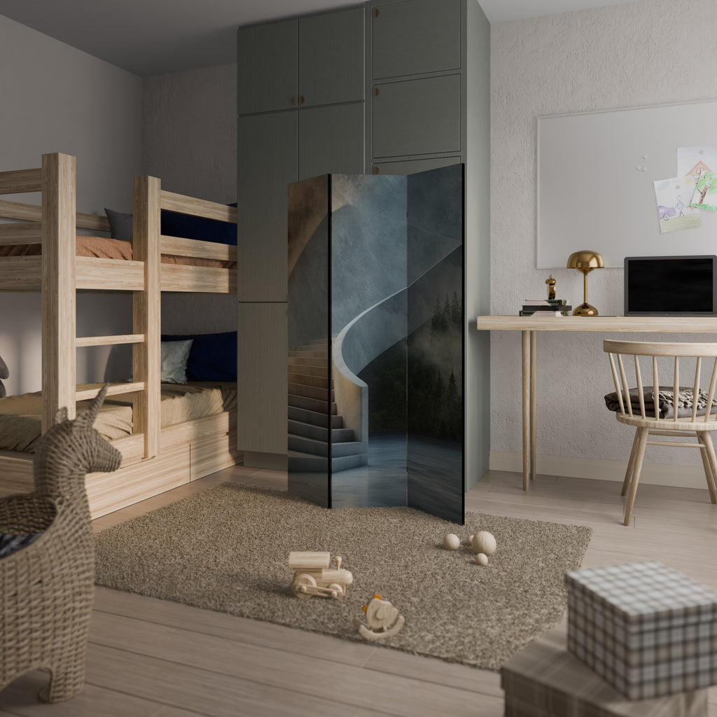 STEPS TO SERENITY Biombo de 3 Painéis