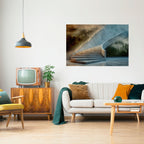 STEPS TO SERENITY Peel and Stick Horizontal Poster