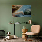 STEPS TO SERENITY Peel and Stick Horizontal Poster