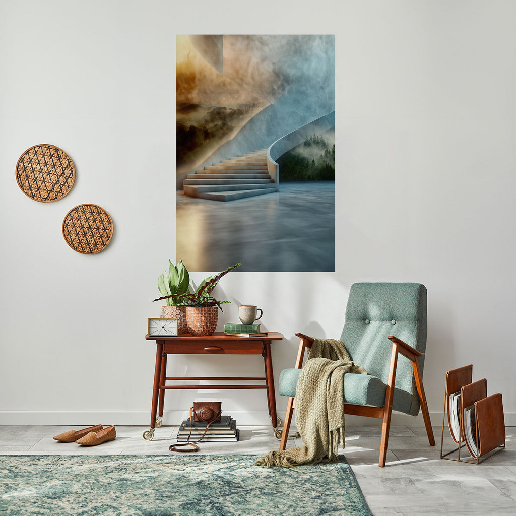 STEPS TO SERENITY Poster Vertical Autocolante