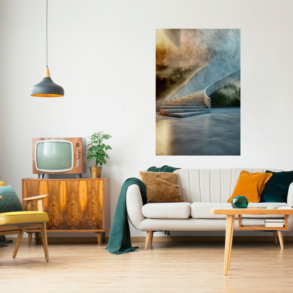 STEPS TO SERENITY Poster Vertical Autocolante