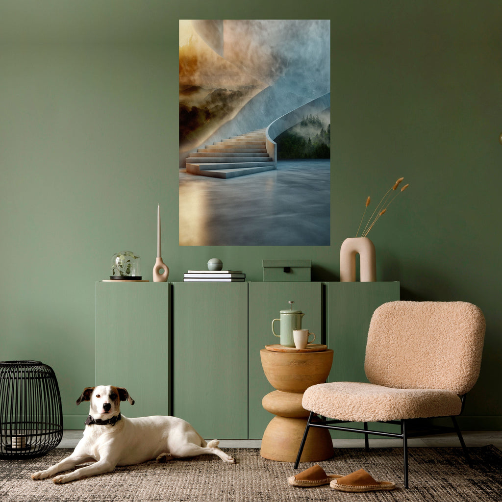 STEPS TO SERENITY Poster Vertical Autocolante