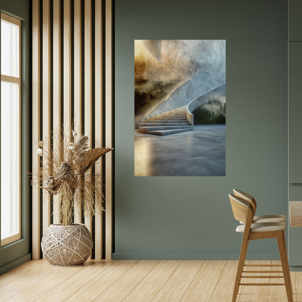 STEPS TO SERENITY Poster Vertical Autocolante