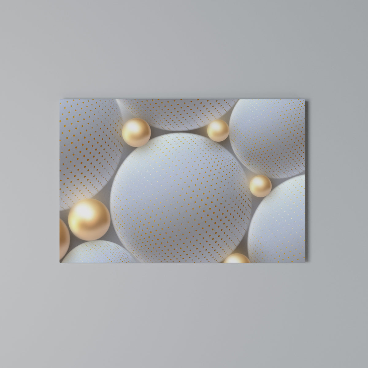 LUMINOUS SPHERICAL HARMONY Horizontal Canvas Print