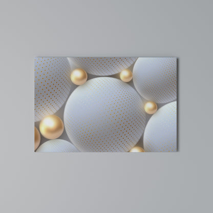 LUMINOUS SPHERICAL HARMONY Horizontal Canvas Print