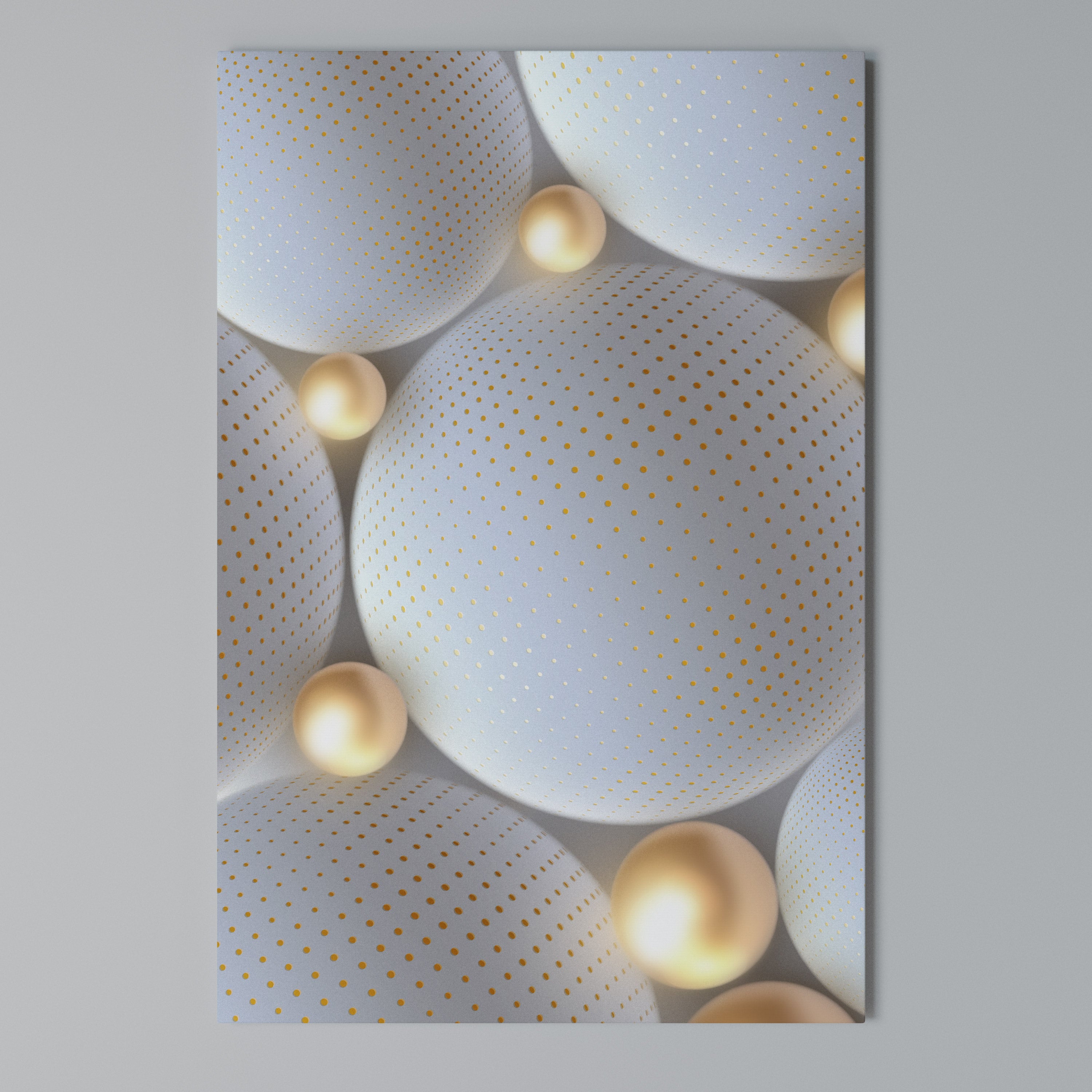LUMINOUS SPHERICAL HARMONY Quadro em tela vertical
