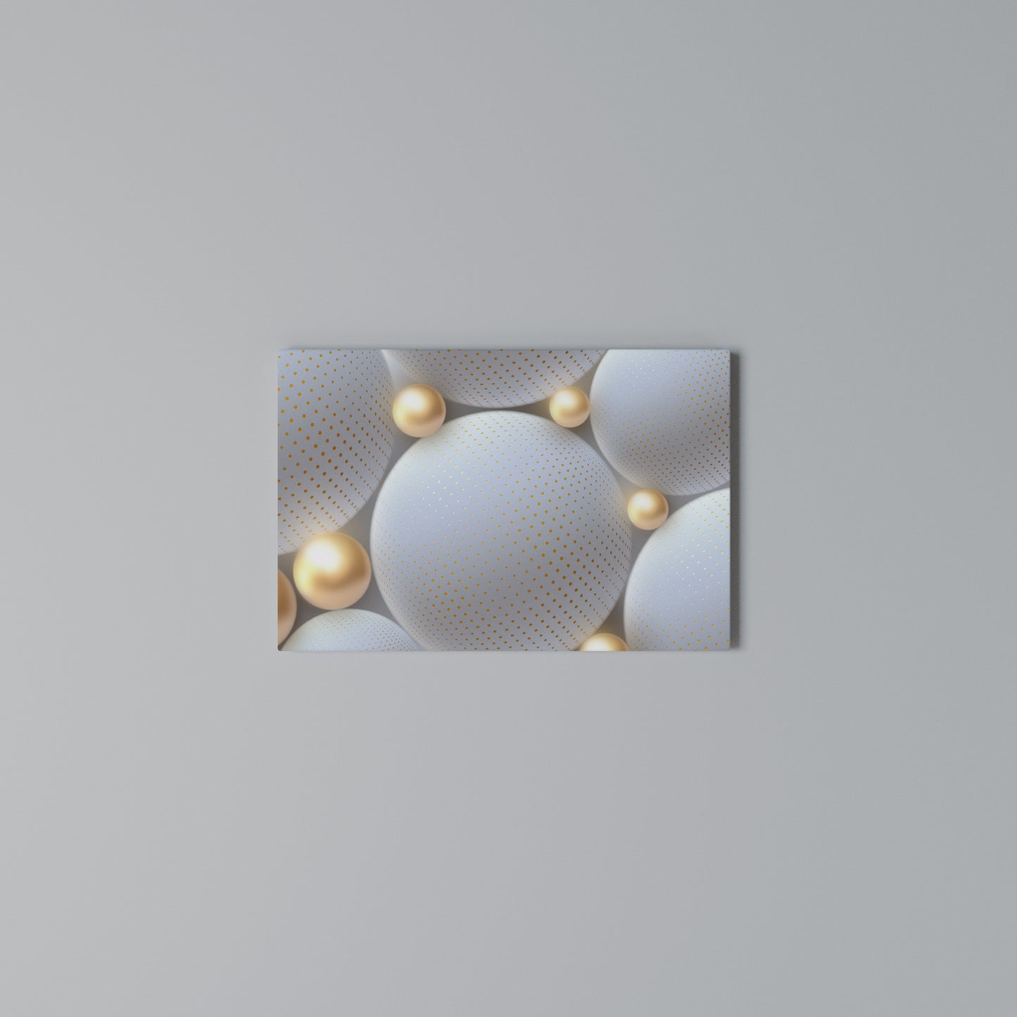 LUMINOUS SPHERICAL HARMONY Horizontal Canvas Print