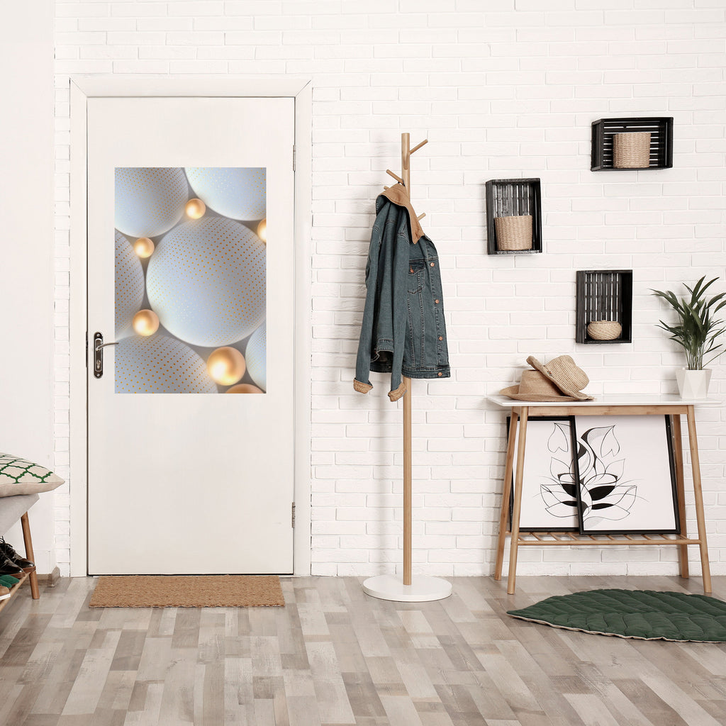 LUMINOUS SPHERICAL HARMONY Poster Vertical Autocolante