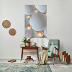 LUMINOUS SPHERICAL HARMONY Poster Vertical Autocolante