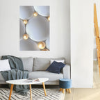 LUMINOUS SPHERICAL HARMONY Poster Vertical Autocolante