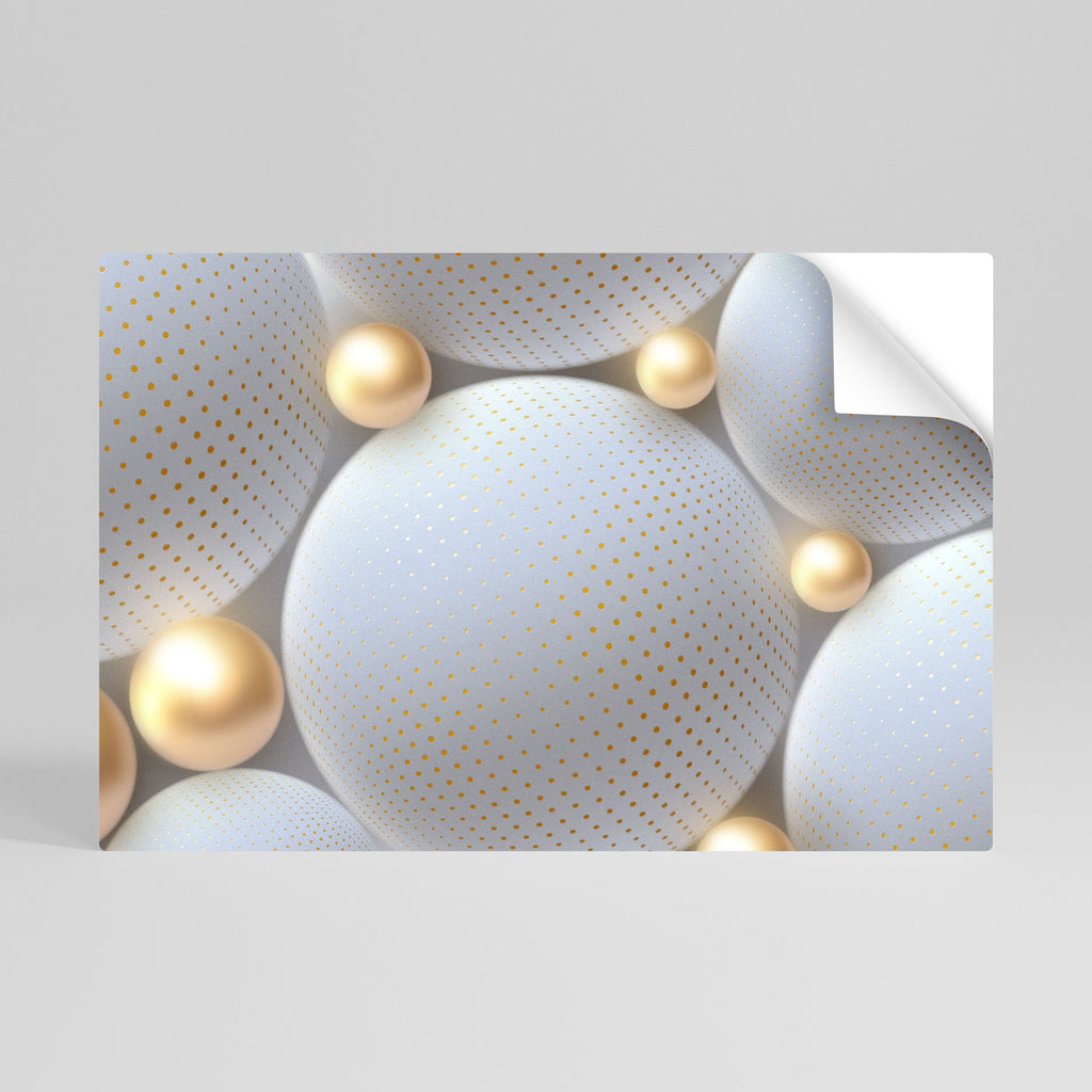 LUMINOUS SPHERICAL HARMONY Peel and Stick Horizontal Poster