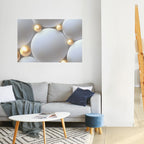 LUMINOUS SPHERICAL HARMONY Peel and Stick Horizontal Poster