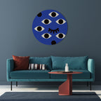 UNDER CONTROL Round Wall Art