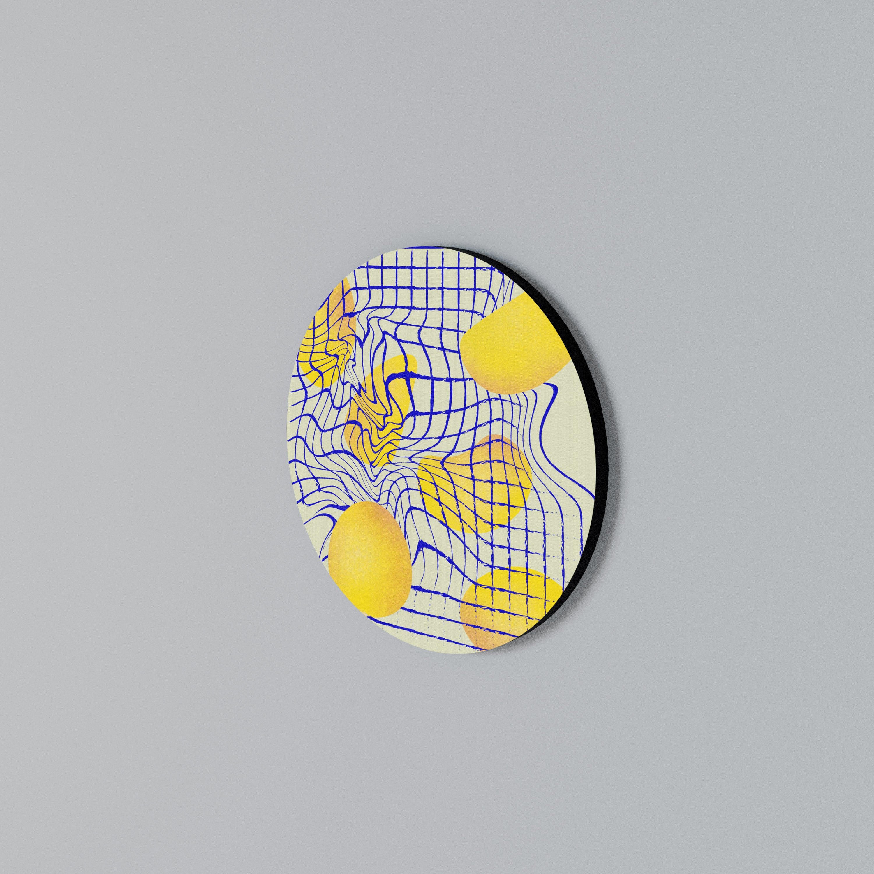 CURVED SPACE Arte de Parede Redonda