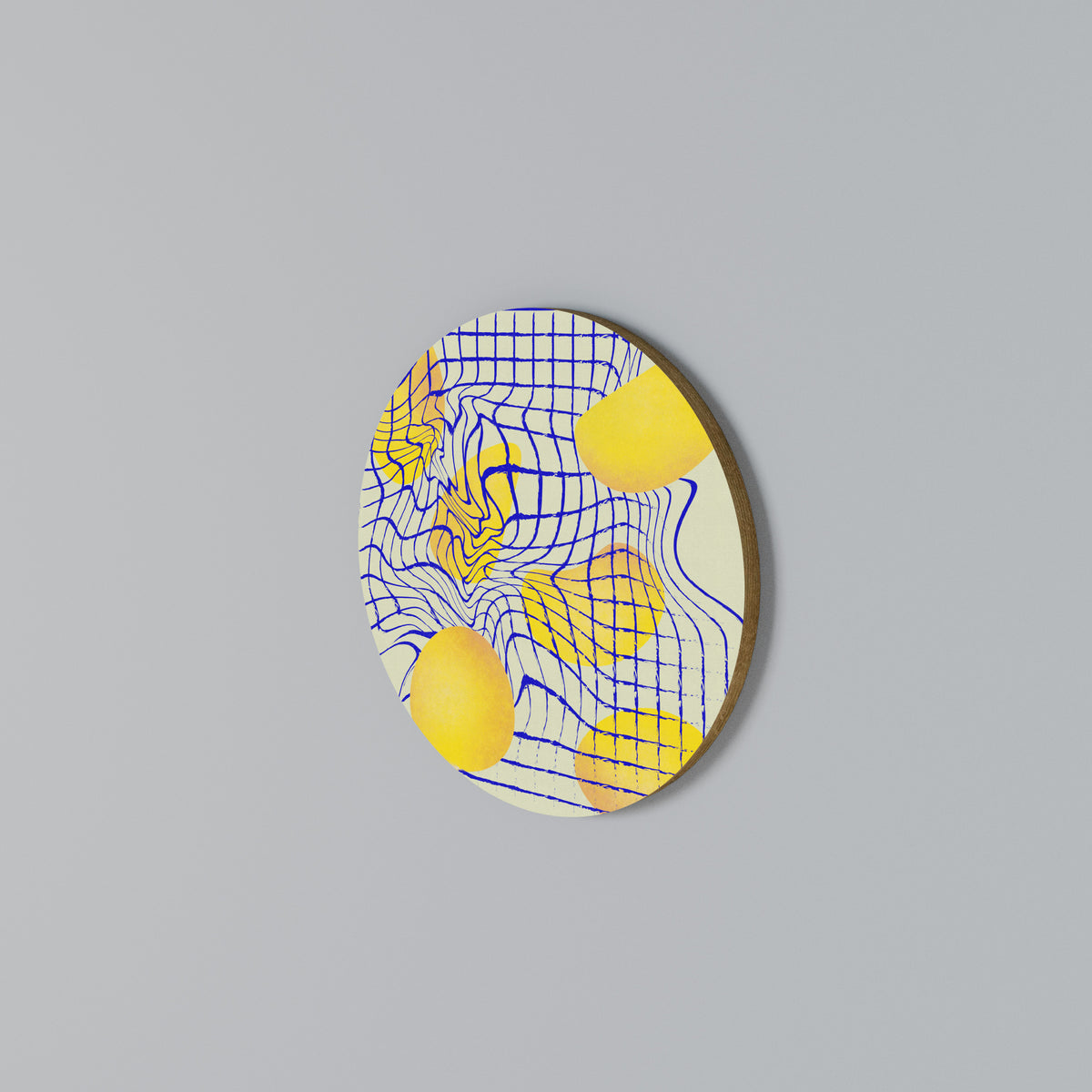 CURVED SPACE Arte de Parede Redonda
