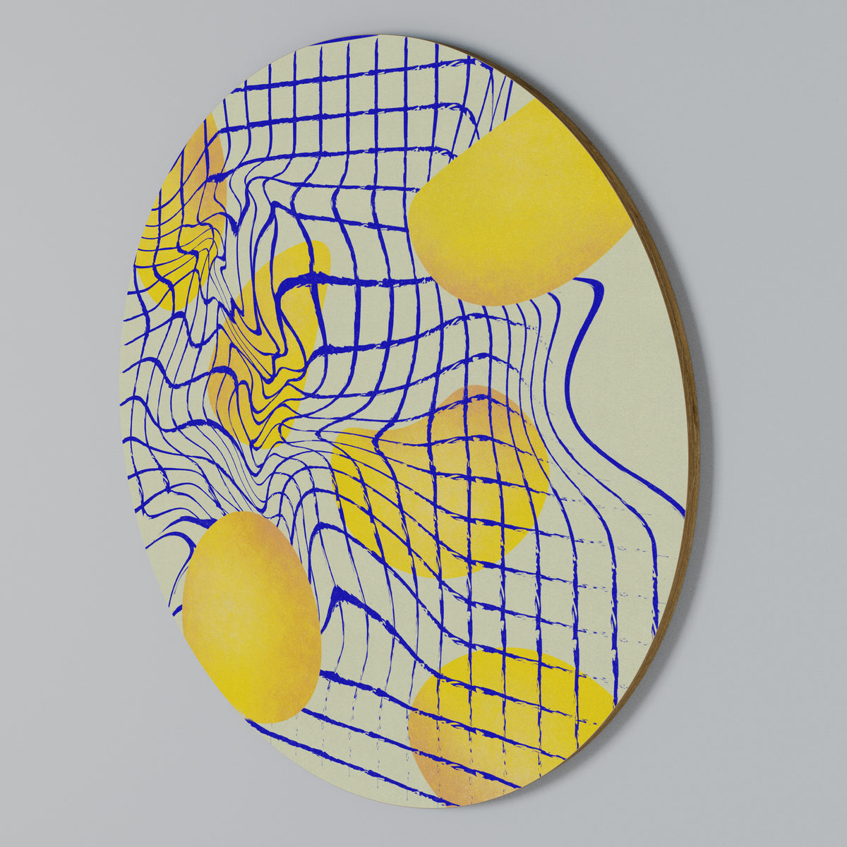 CURVED SPACE Arte de Parede Redonda