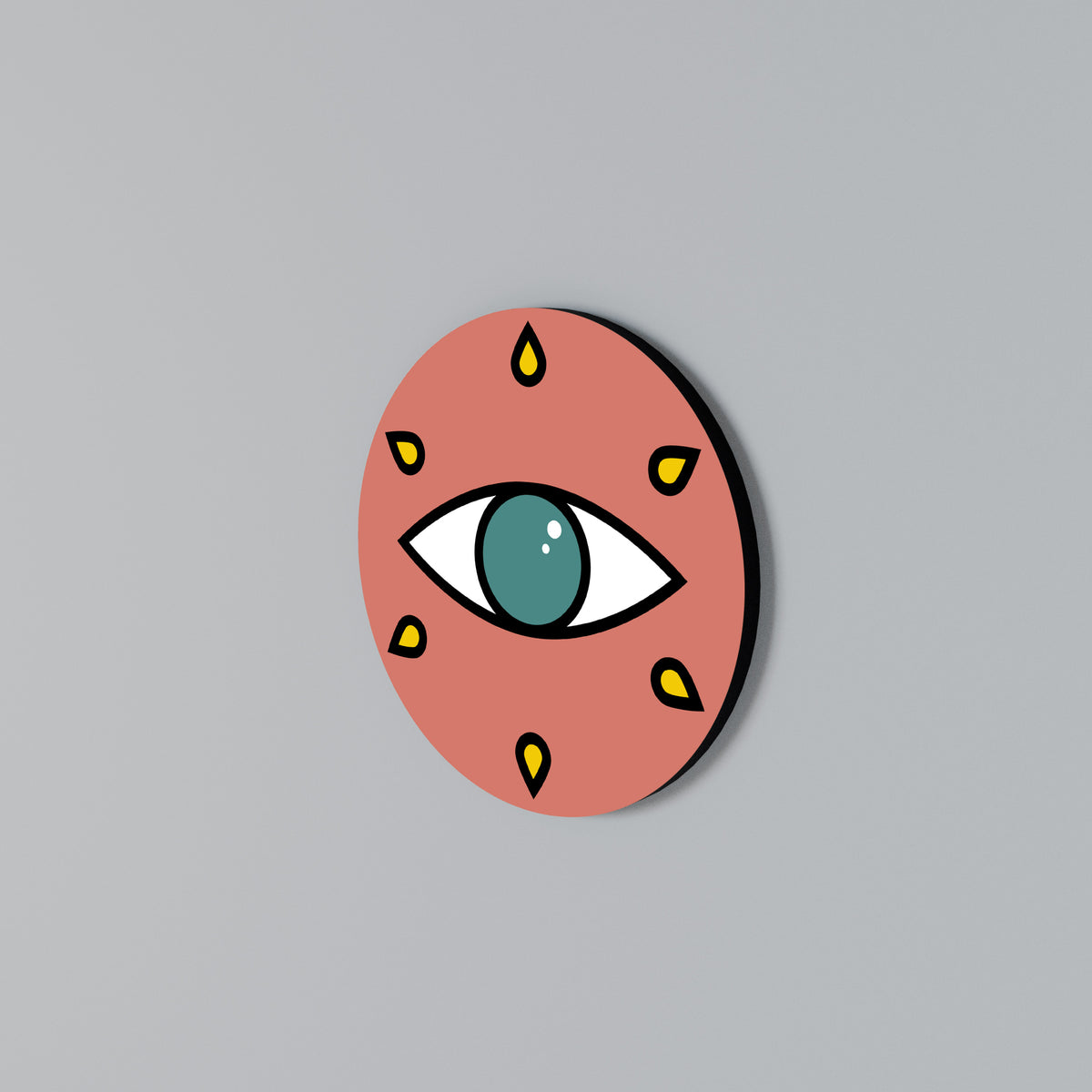 SEE EVERYTHING Round Wall Art