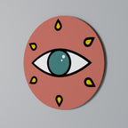 SEE EVERYTHING Quadro Redondo Decorativo