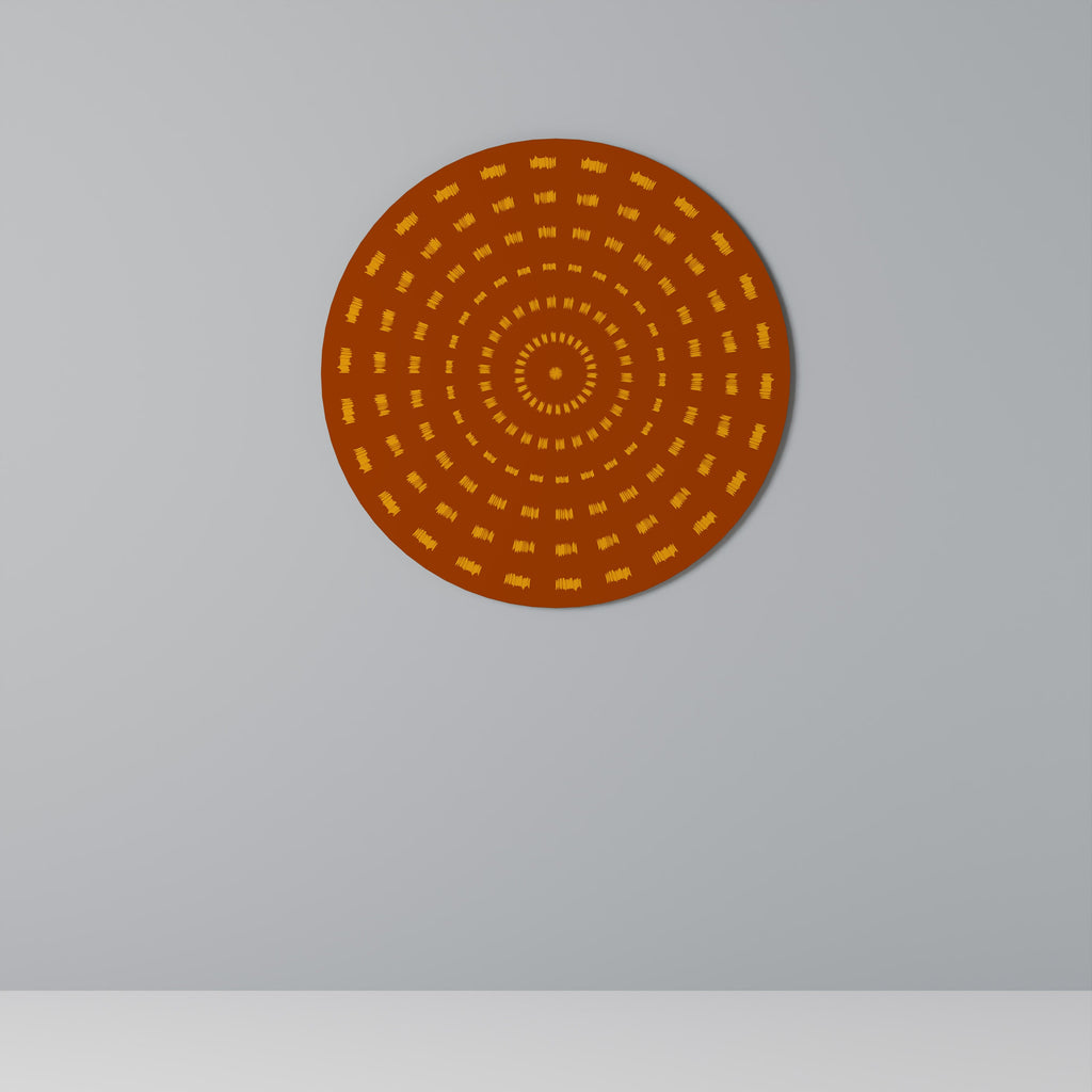 RADIANT ENERGY Quadro Redondo Decorativo