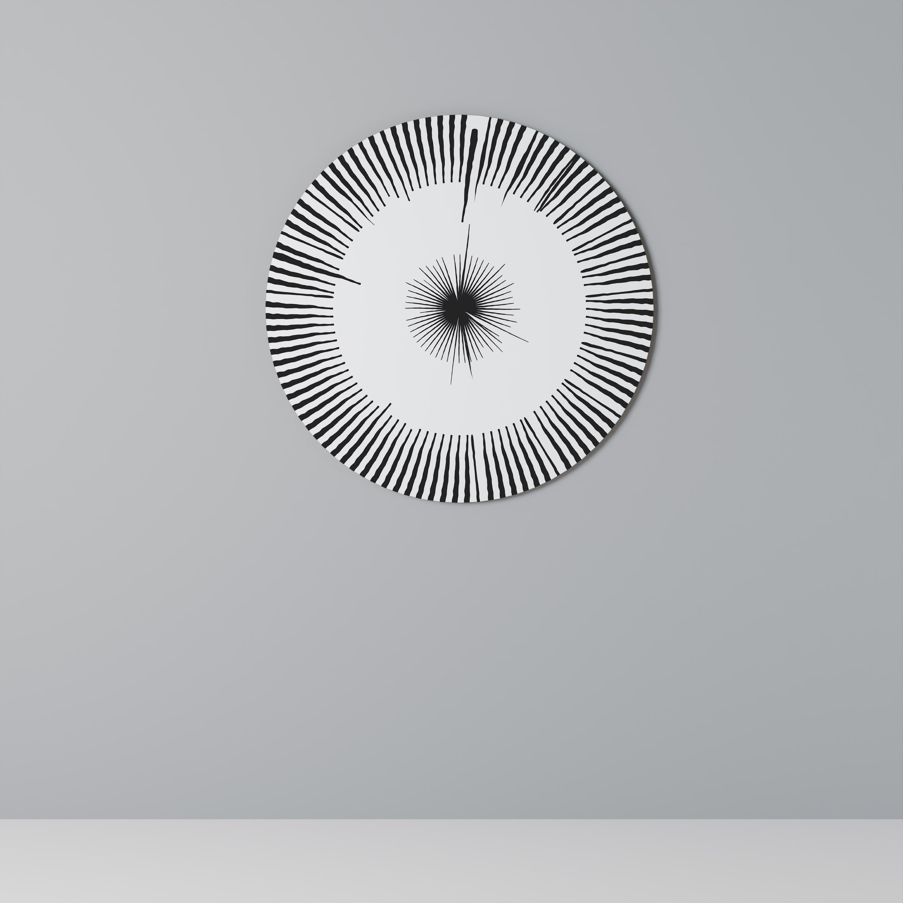 EXPLOSIVE RADIATION Quadro Redondo Decorativo