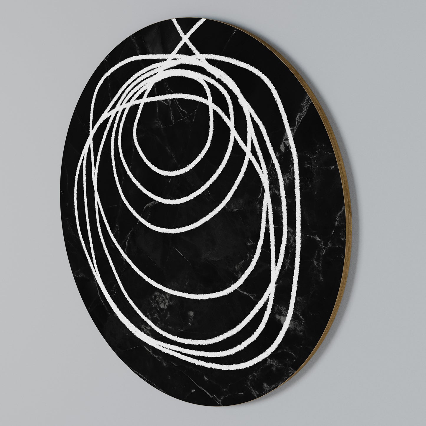 TRUST CIRCLES Arte de Parede Redonda
