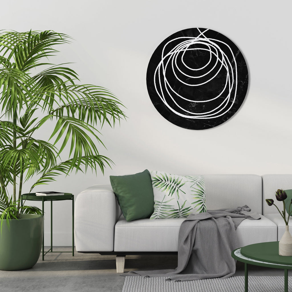 TRUST CIRCLES Round Wall Art