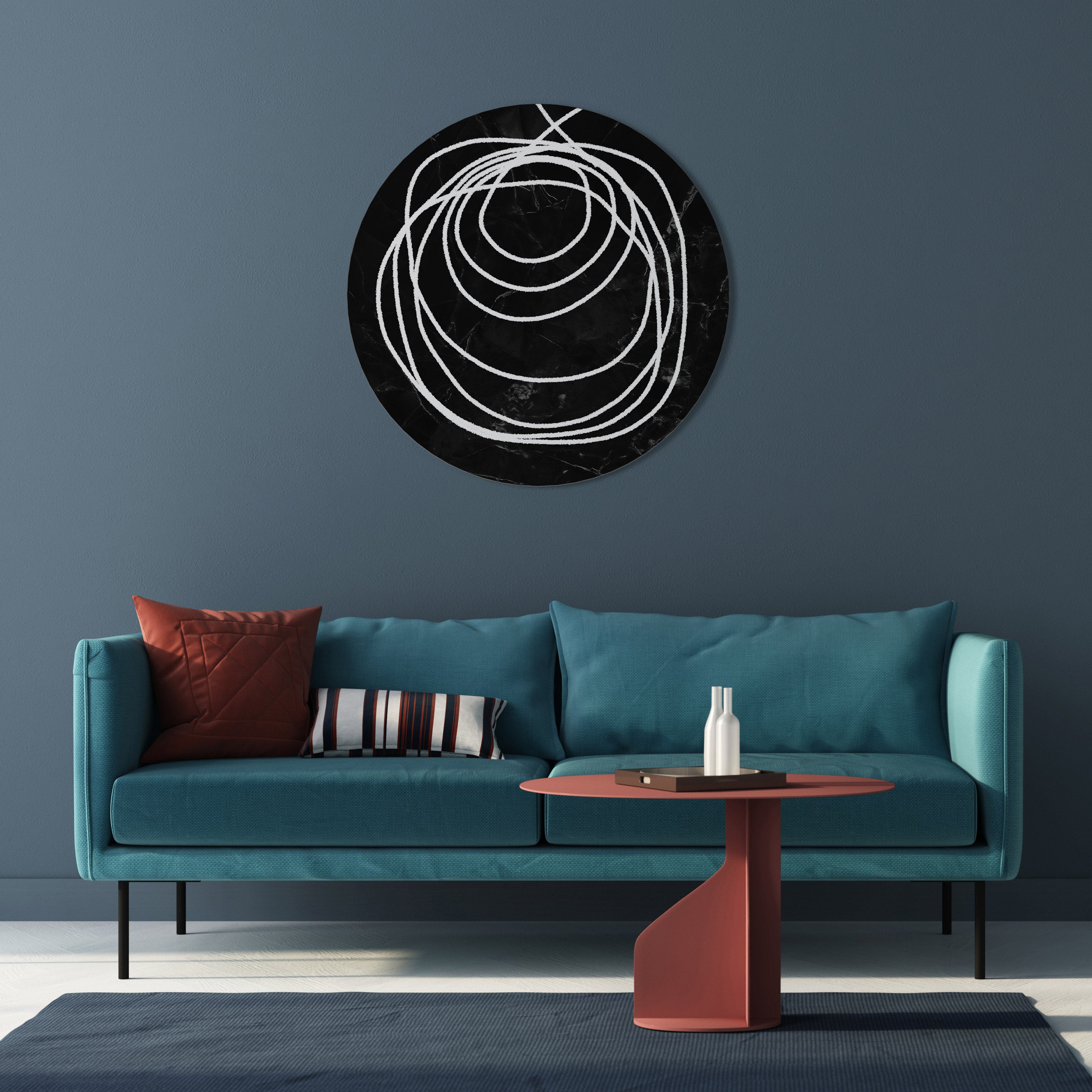 TRUST CIRCLES Round Wall Art