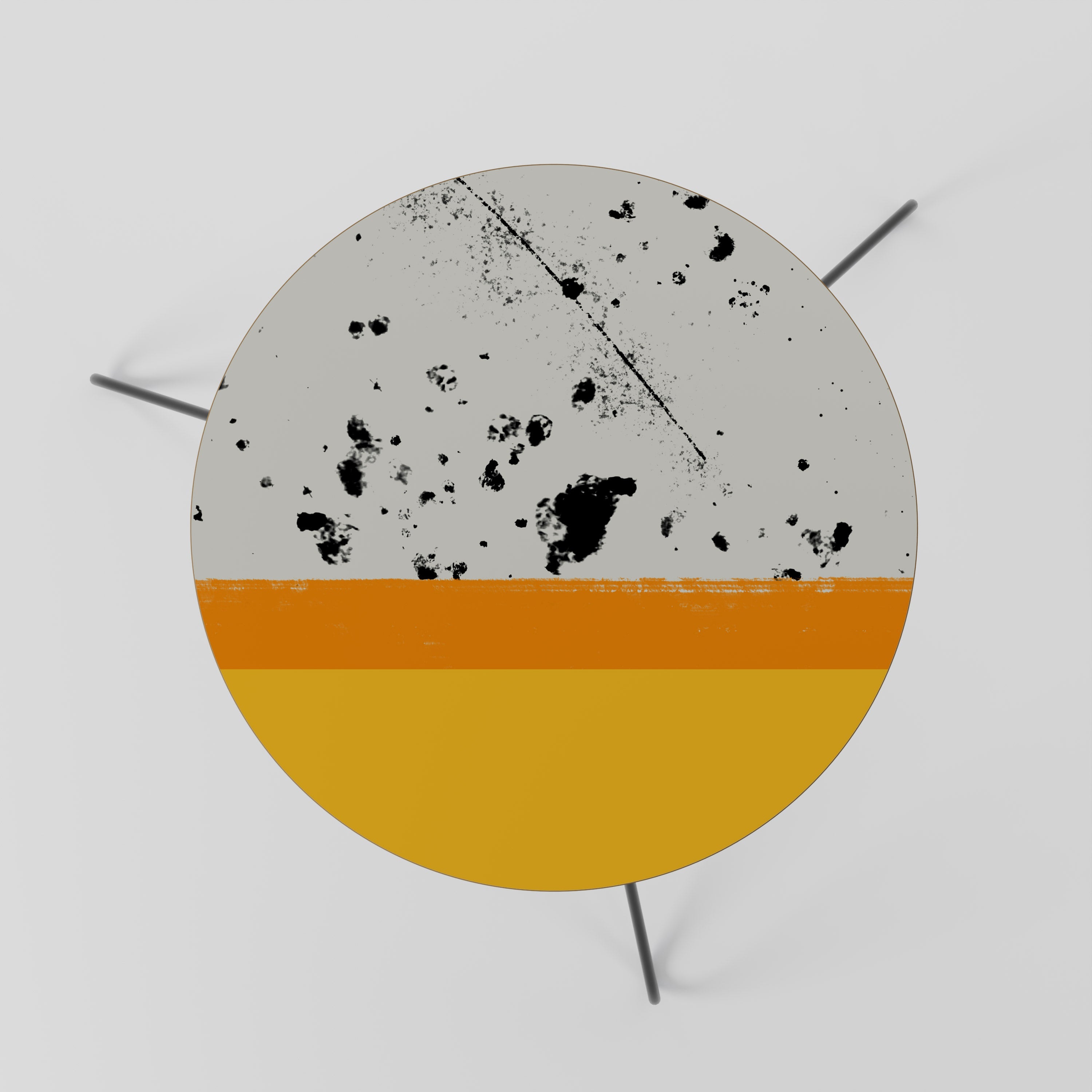 DYED BY ORANGE Mesa de Centro 60