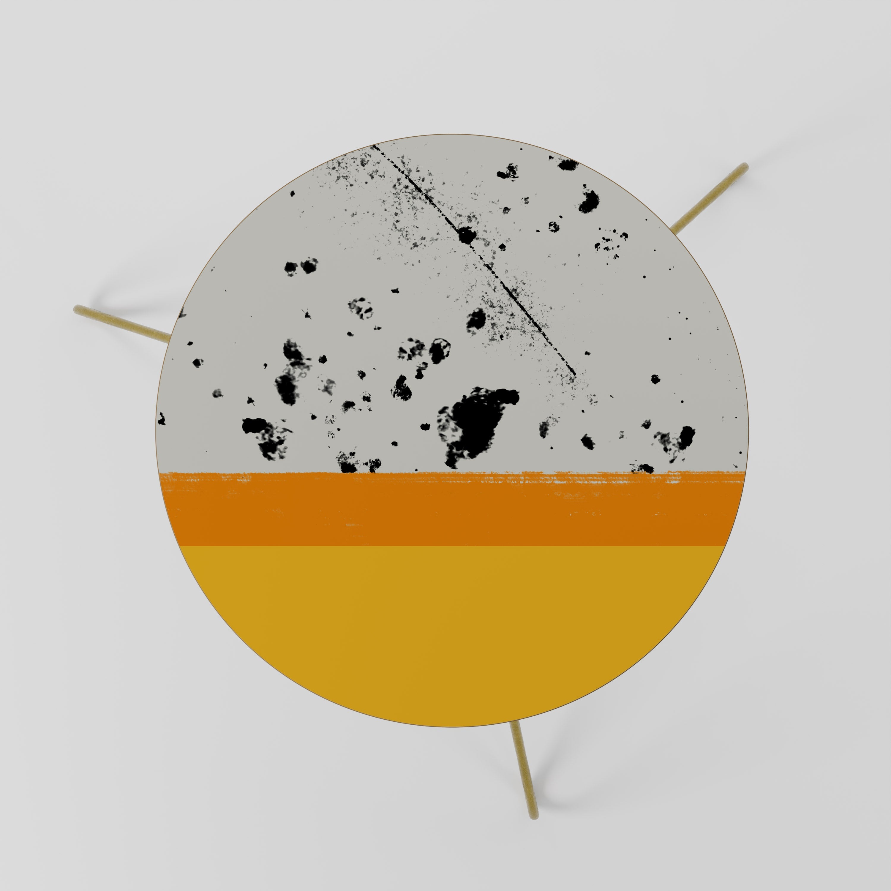 DYED BY ORANGE Mesa de Centro 60