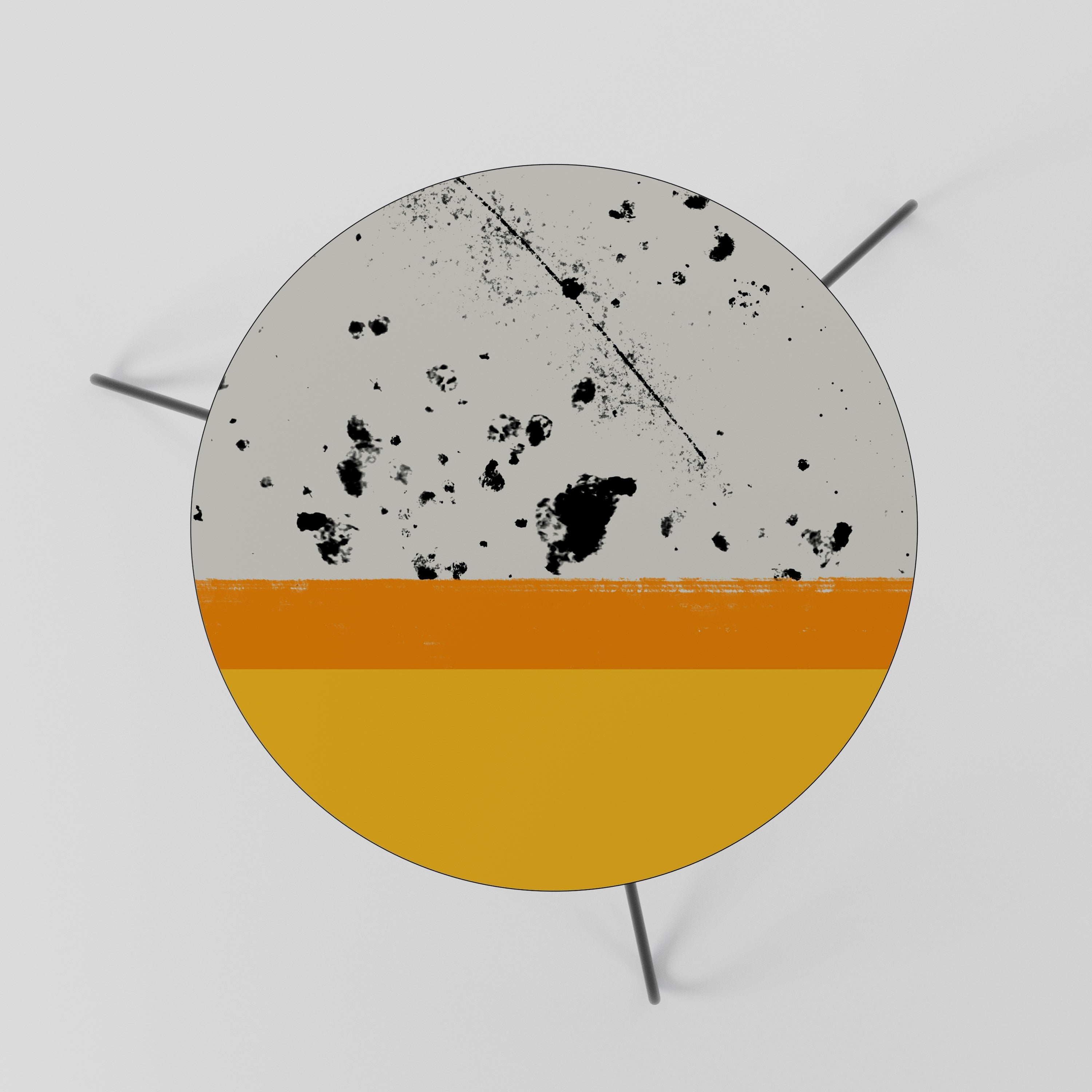 DYED BY ORANGE Mesa de Centro 60