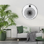 DARKNESS IS COMING Quadro Redondo Decorativo