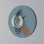 TIME FOR PLANTS Round Wall Art