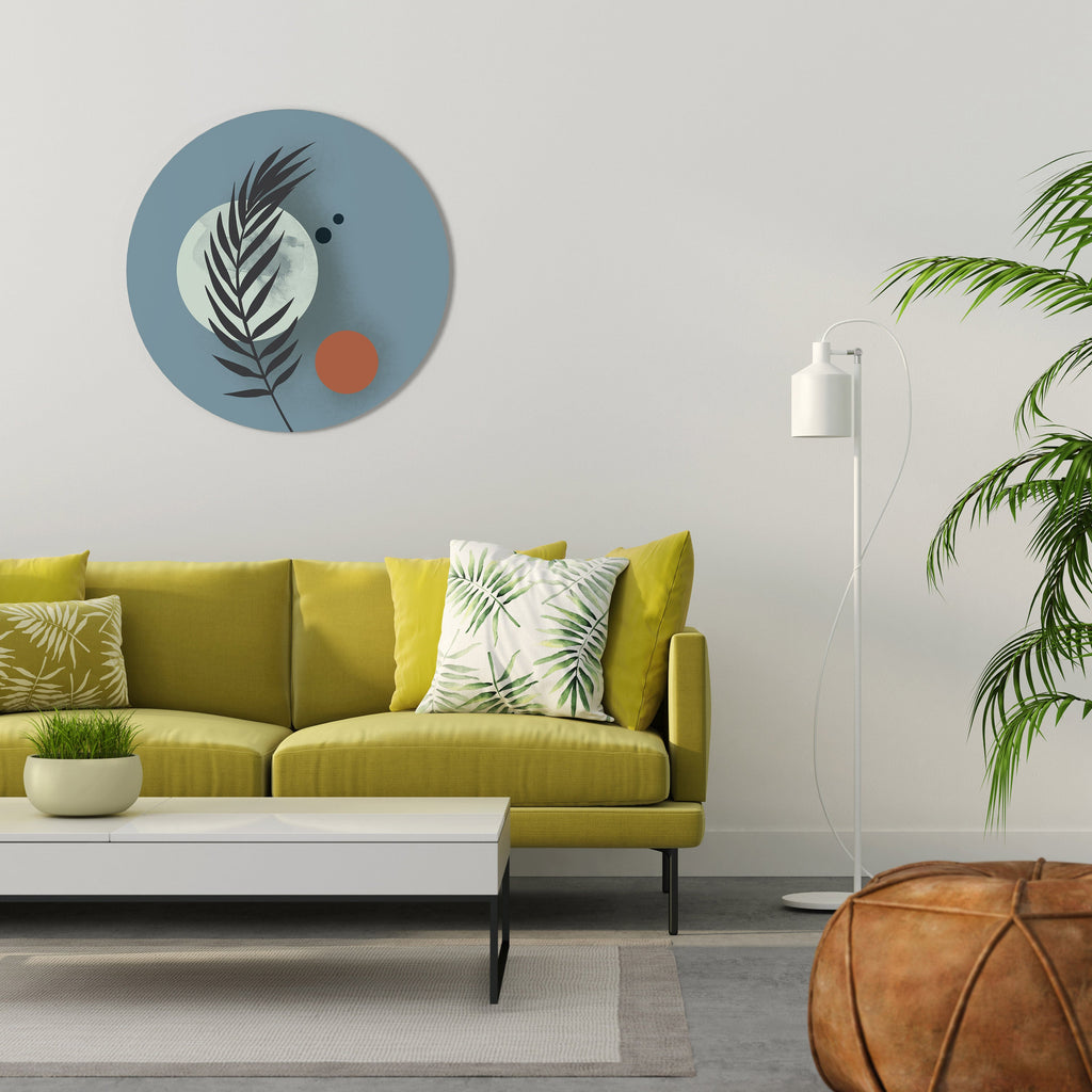 TIME FOR PLANTS Round Wall Art
