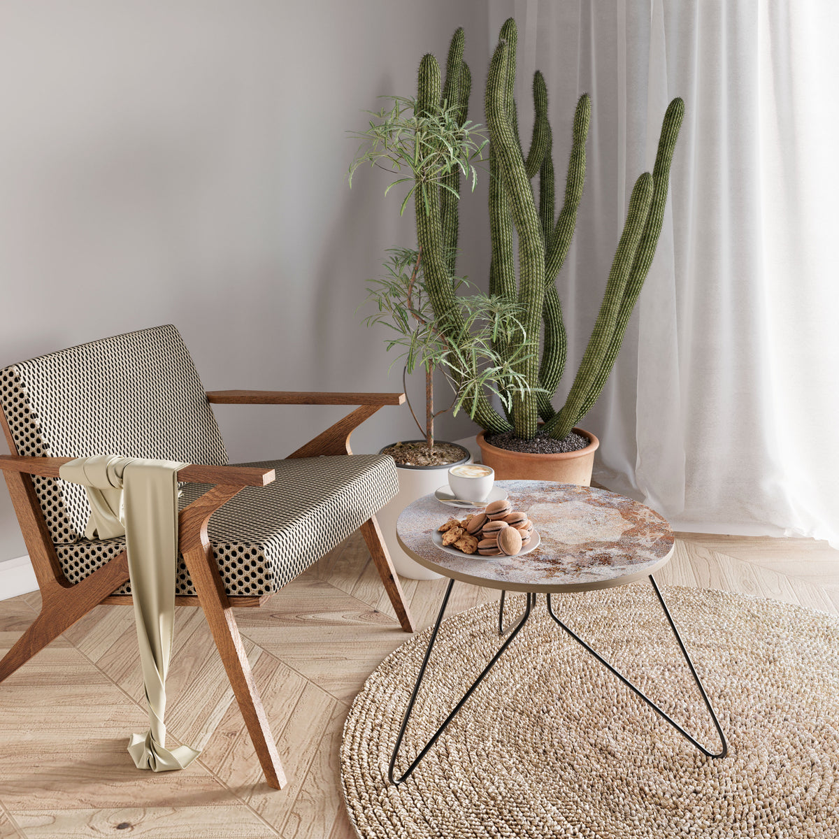EARTHY ELEGANCE Mesa de Centro
